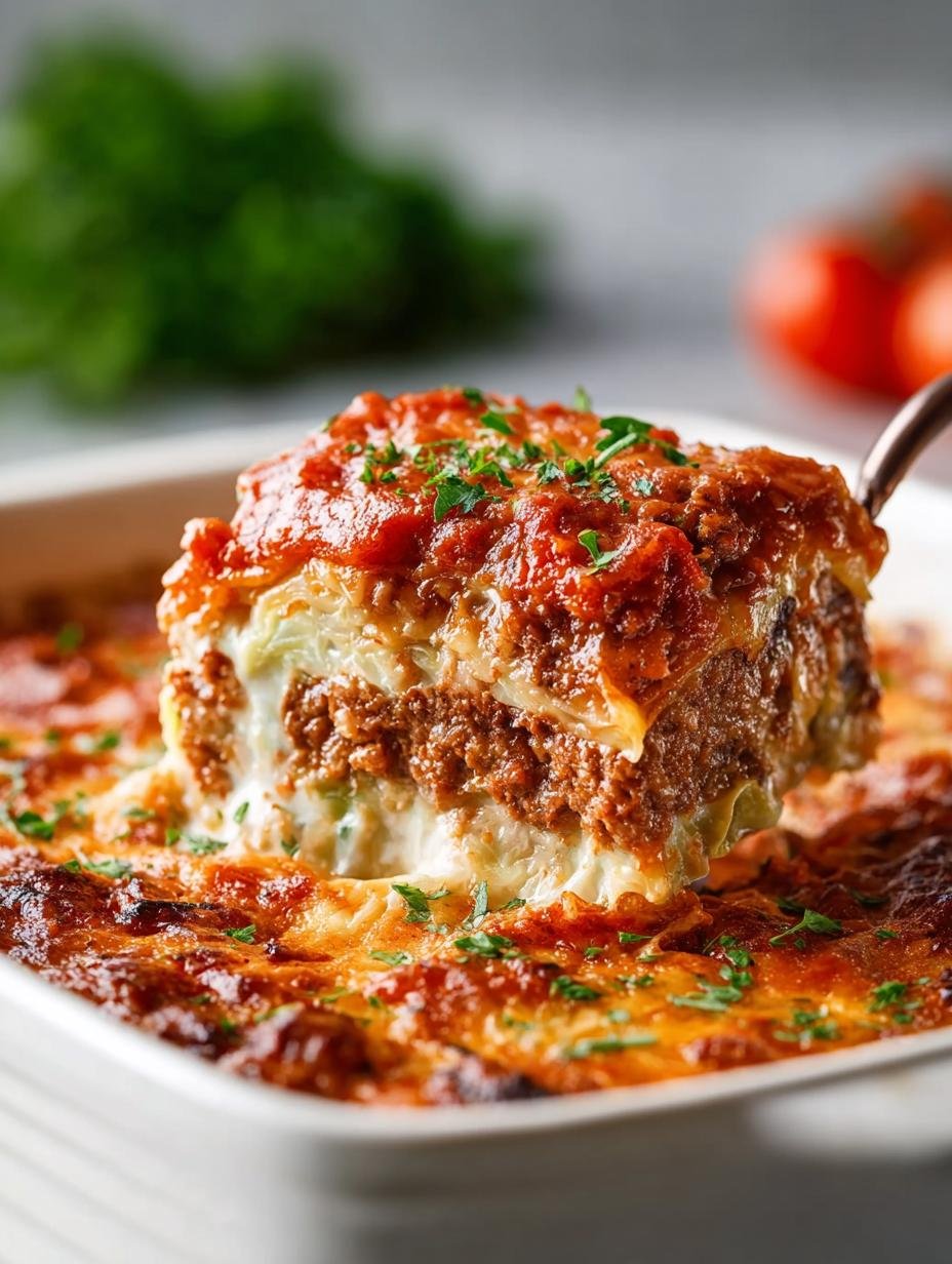 Cheesy Cabbage Roll Bake Recipe