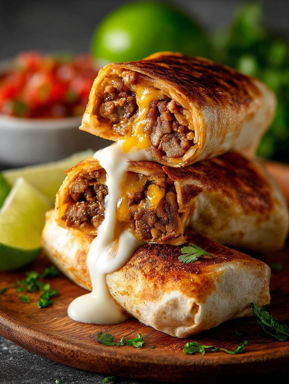 Cheesy Grilled Burritos Recipe: 8 Steps to Deliciousness - Cheesy Grilled Burritos Recipe - main visual representation