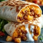 Cheesy Potato Burritos Comfort Meal: A Family Favorite Delight