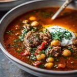 Chickpea Lamb Shawarma Soup