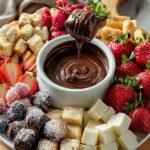 Chocolate Lava Fondue Board