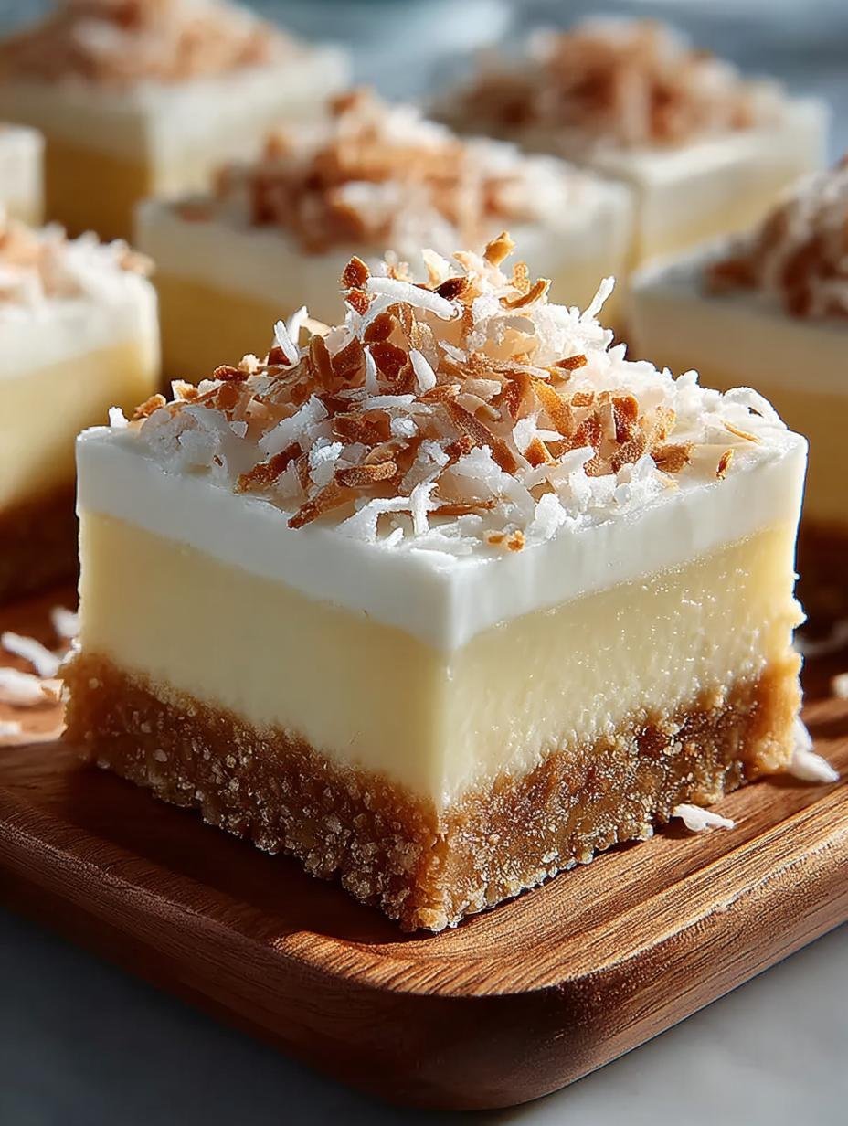 Coconut Rum Snow Squares: 16 Irresistible Tropical Treats - Coconut Rum Snow Squares - main visual representation