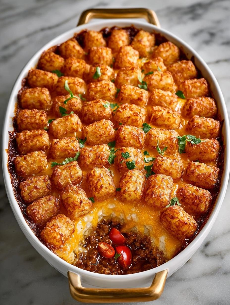 Cowboy Tater Tot Casserole: 8 Comforting Layers of Flavor - Cowboy Tater Tot Casserole - additional detail