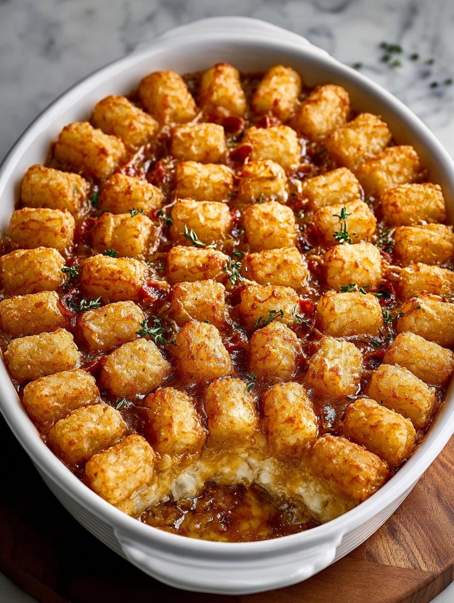 Cowboy Tater Tot Casserole