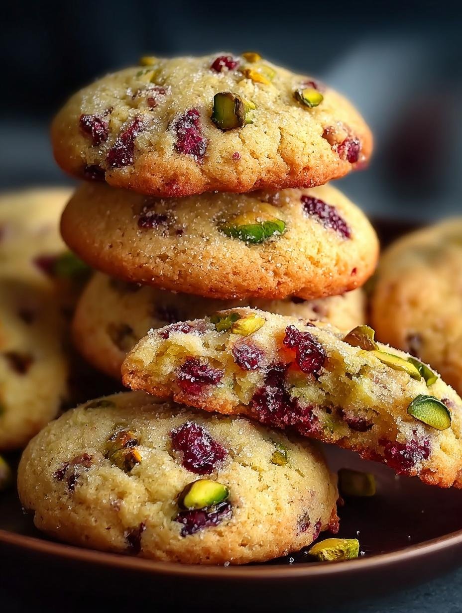 Cranberry Orange Pistachio Cookies for Festive Joy - Cranberry Orange Pistachio Cookies for a Festive Flavor Boost - main visual representation