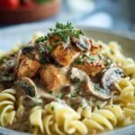 Creamy Chicken Stroganoff