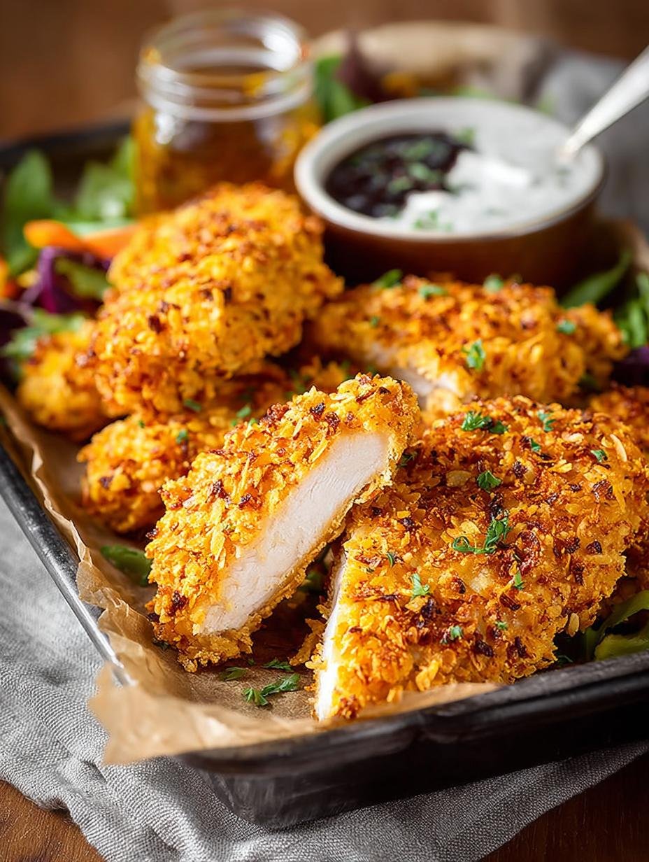 Crispy Cornflake Chicken Tenders: 7 Reasons to Love Them 2 Crispy Cornflake Chicken Tenders: 7 Reasons to Love Them - Crispy Cornflake Chicken Tenders - main visual representation