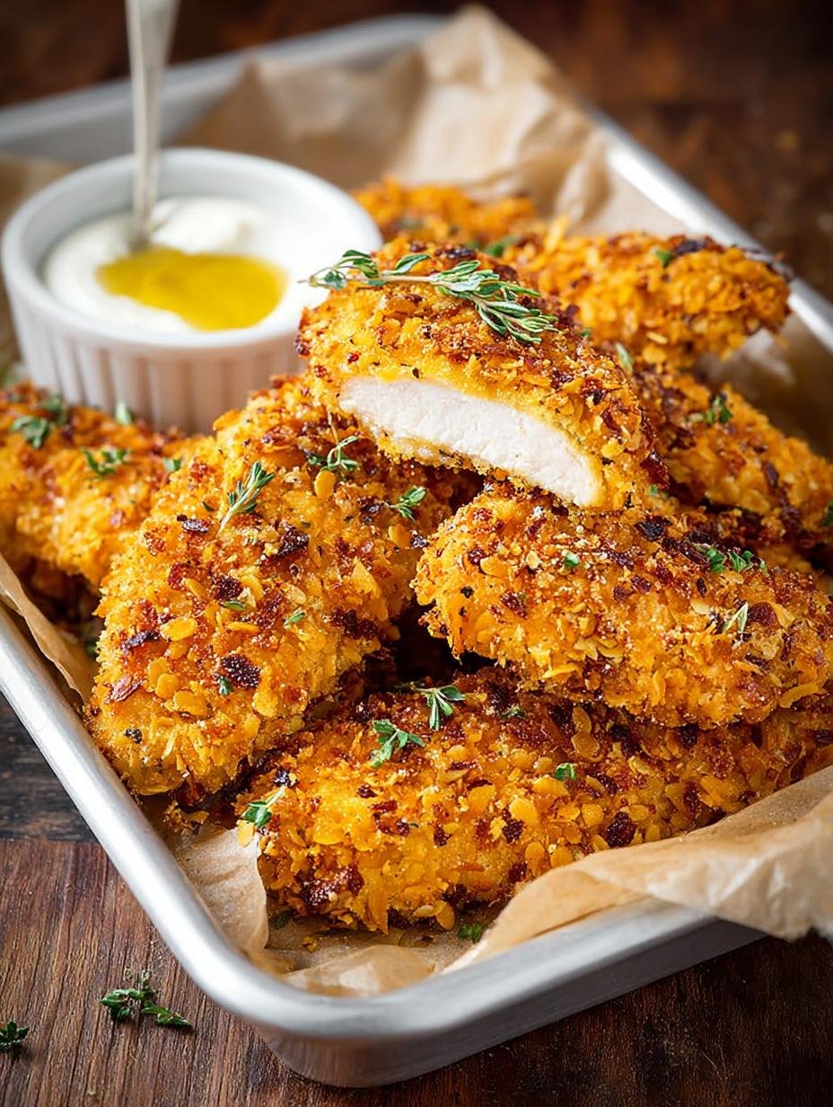 Crispy Cornflake Chicken Tenders: 7 Reasons to Love Them 1 Crispy Cornflake Chicken Tenders