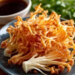 Crispy Fried Enoki Mushrooms