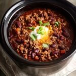 Easy Crock Pot Chili Recipe