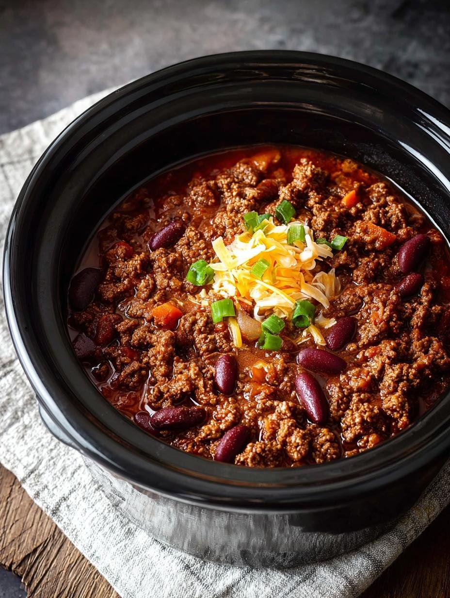 Easy Crock Pot Chili Recipe: 2 Perfect Servings for Cozy Nights - Easy Crock Pot Chili Recipe - additional detail