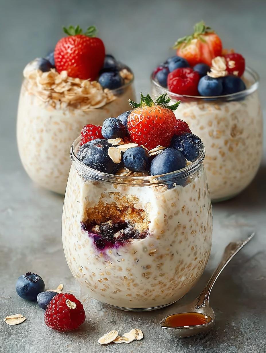 Delicious Easy Overnight Oats for Busy Mornings - Easy Overnight Oats - main visual representation