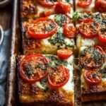 Easy Sheet Pan Tomato Herb Pizza That's Bursting with Flavor