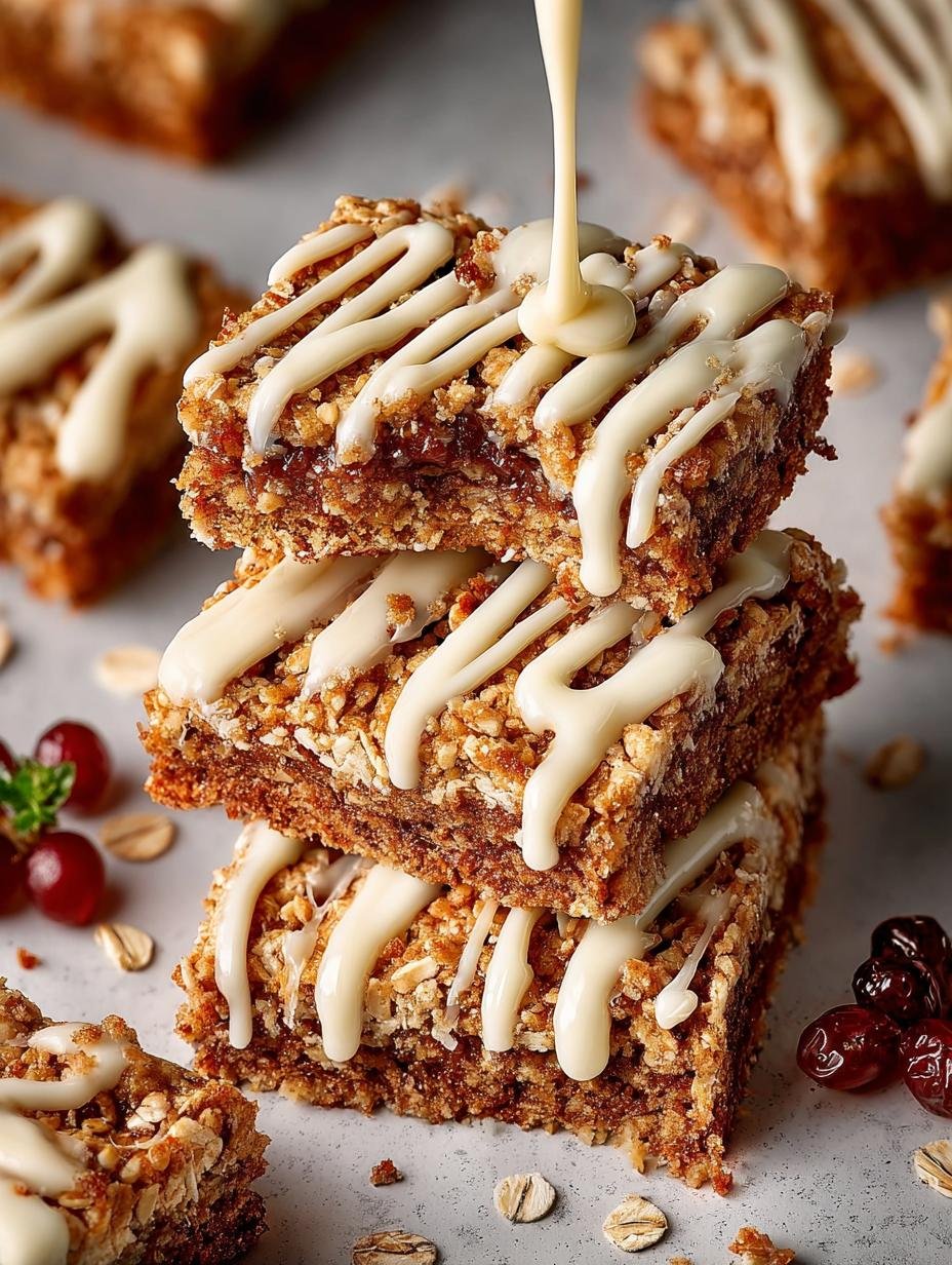 Delicious Gingerbread Oatmeal Bars Recipe for Cozy Mornings - Gingerbread Oatmeal Bars Recipe - additional detail