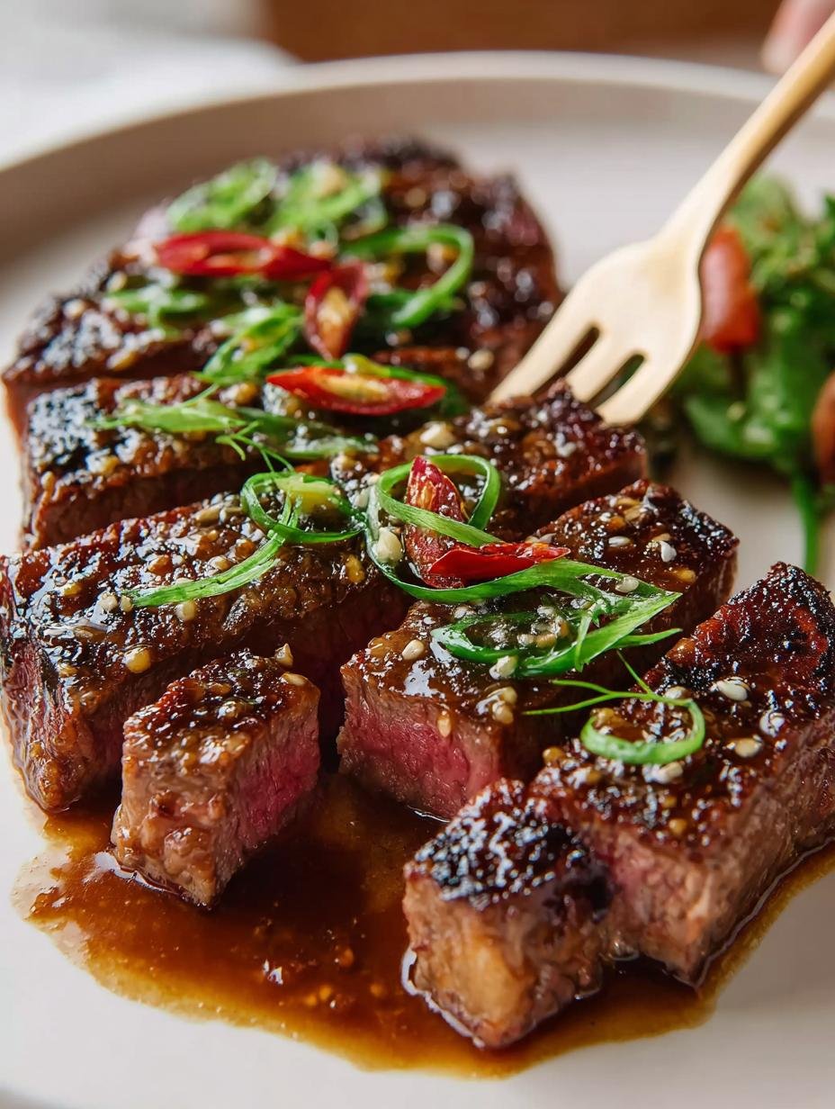 Grilled Rib Eye Recipe with Ginger Teriyaki Sauce Delight - Grilled Rib Eye Recipe, Ginger Teriyaki Sauce, Rib Eye Steak, Teriyaki Gr - main visual representation