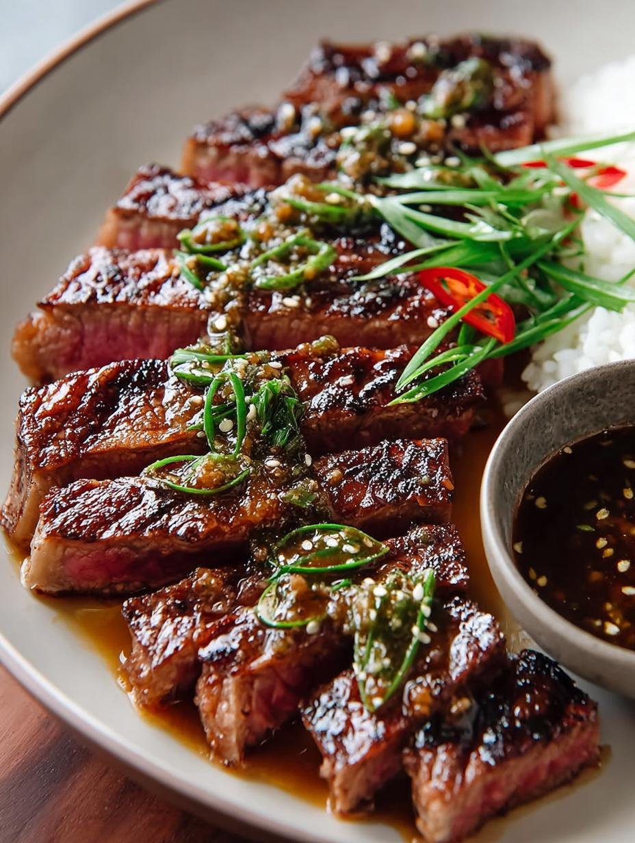 Grilled Rib Eye Recipe with Ginger Teriyaki Sauce Delight - Grilled Rib Eye Recipe, Ginger Teriyaki Sauce, Rib Eye Steak, Teriyaki Gr - additional detail