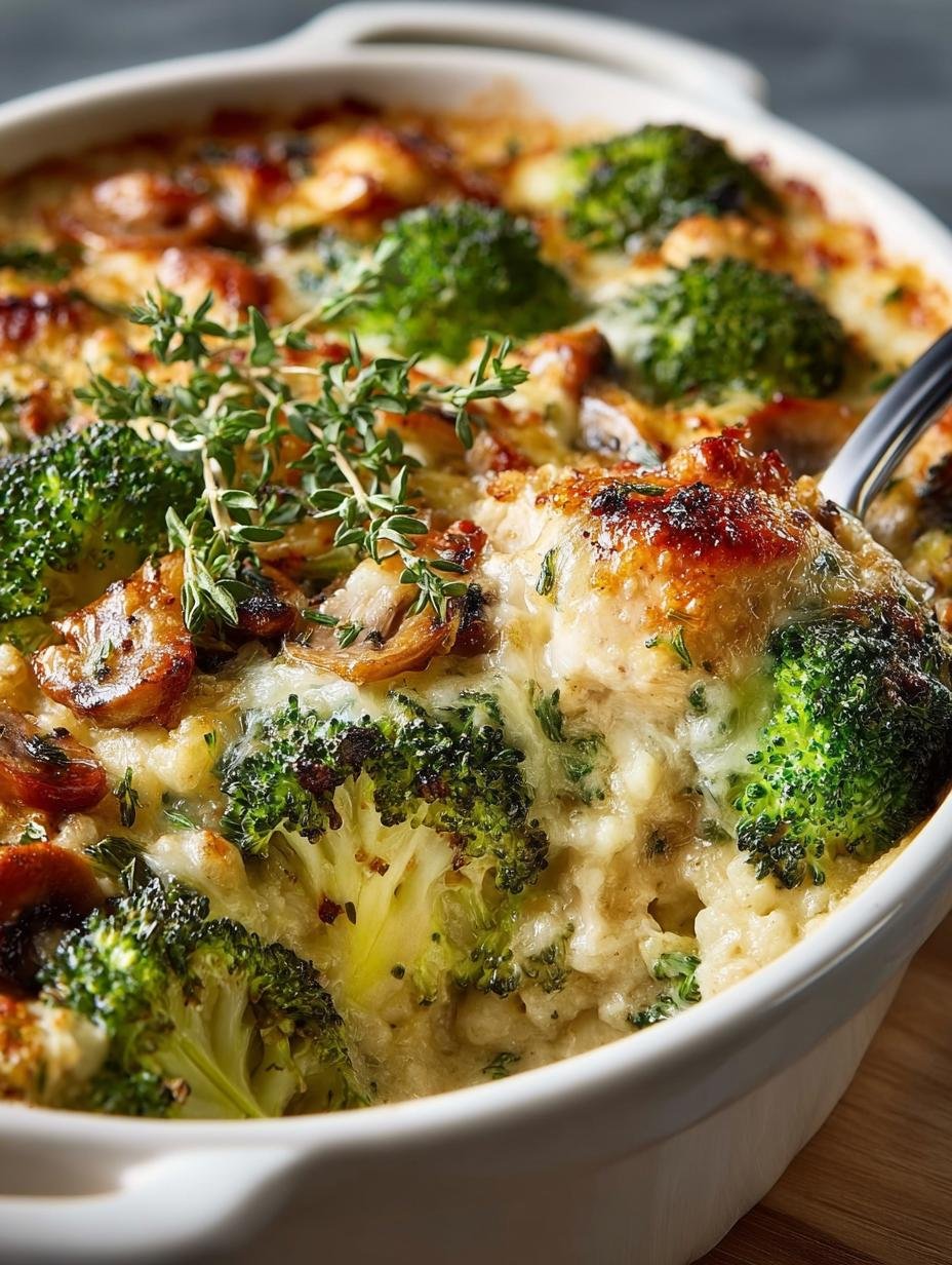Healthy Chicken Broccoli Casserole