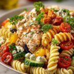 High Protein Pasta Salad