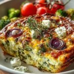 High-Protein Veggie Bake with Cottage Cheese