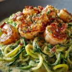 Keto Shrimp Alfredo Zoodles: A Delicious Low-Carb Delight!