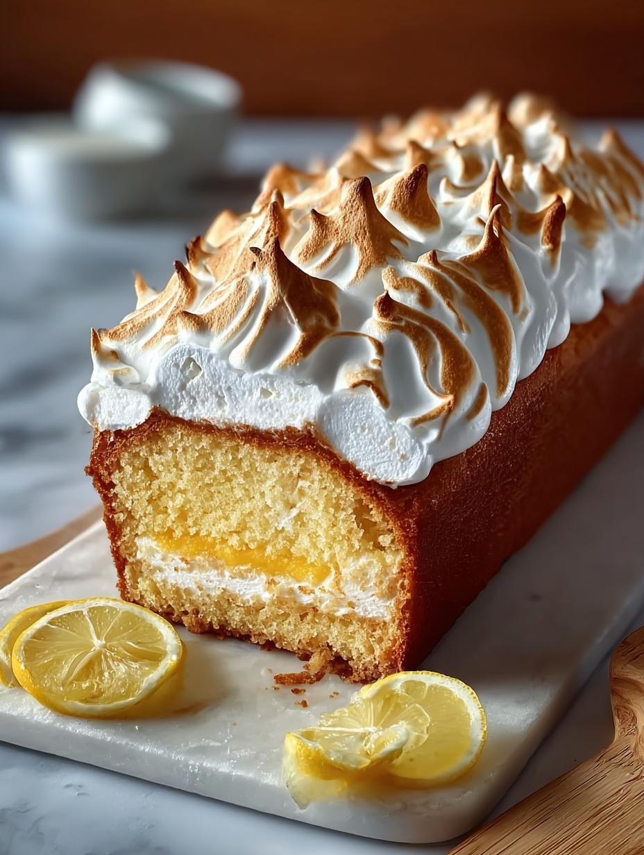 LEMON MERINGUE LOAF CAKE