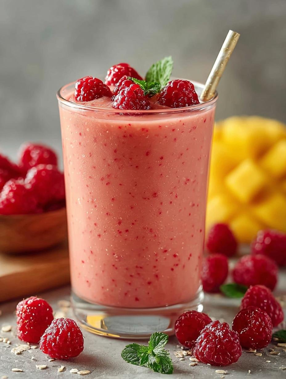 Mango Raspberry Smoothie Recipe: 5-Minute Refreshing Delight - Mango Raspberry Smoothie Recipe - main visual representation