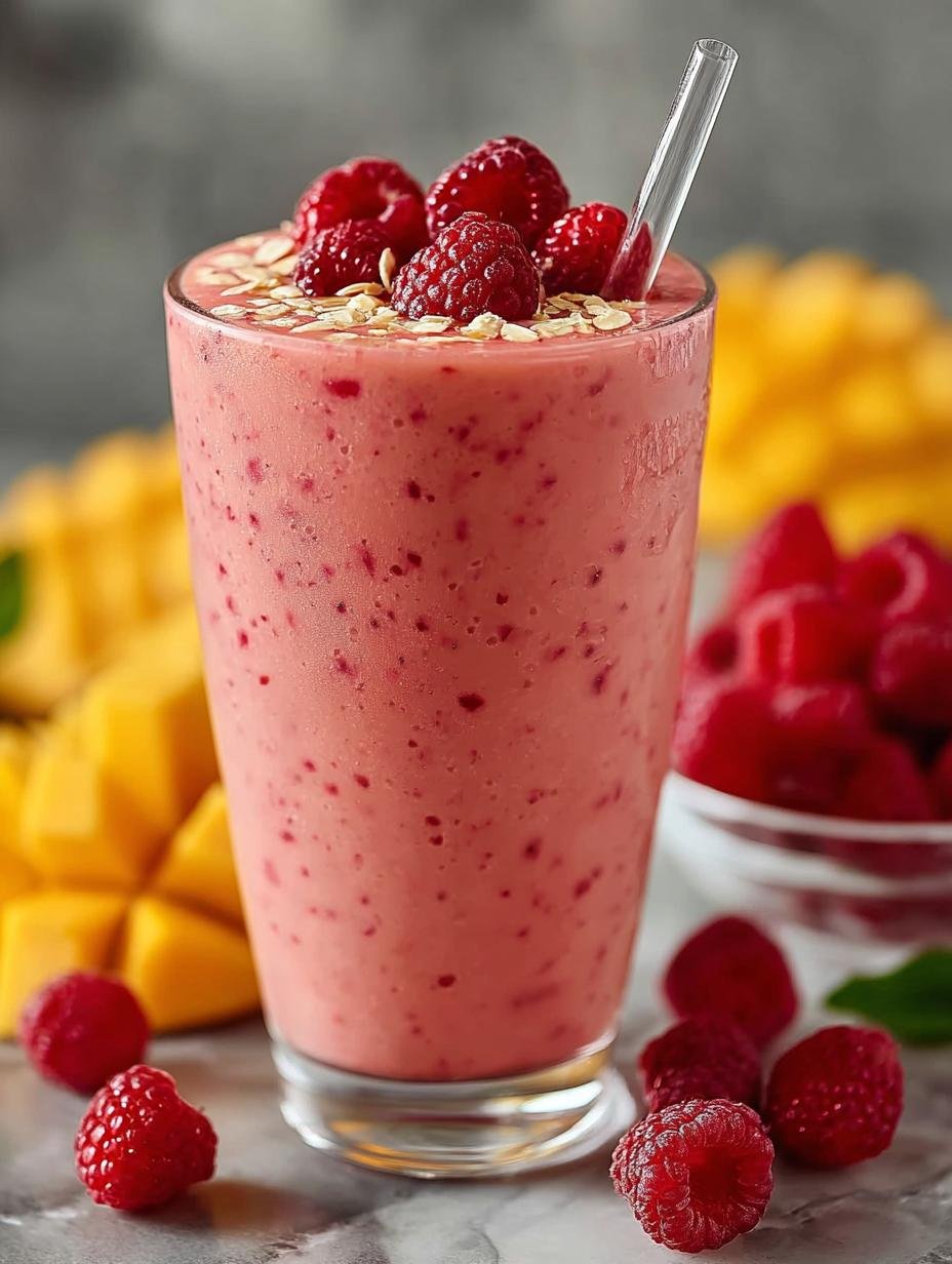 Mango Raspberry Smoothie Recipe