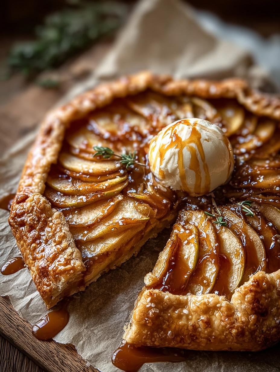 Miso Caramel Apple Galette: 7 Irresistible Flavors Combined - Miso Caramel Apple Galette - main visual representation