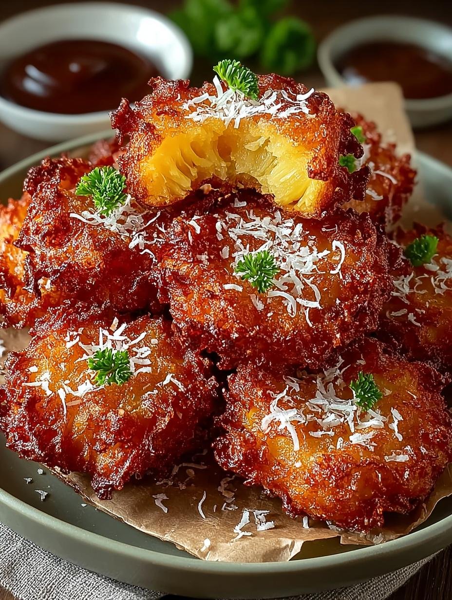 Delicious Pineapple Fritters Recipe: 10-Minute Treats - Pineapple Fritters - main visual representation
