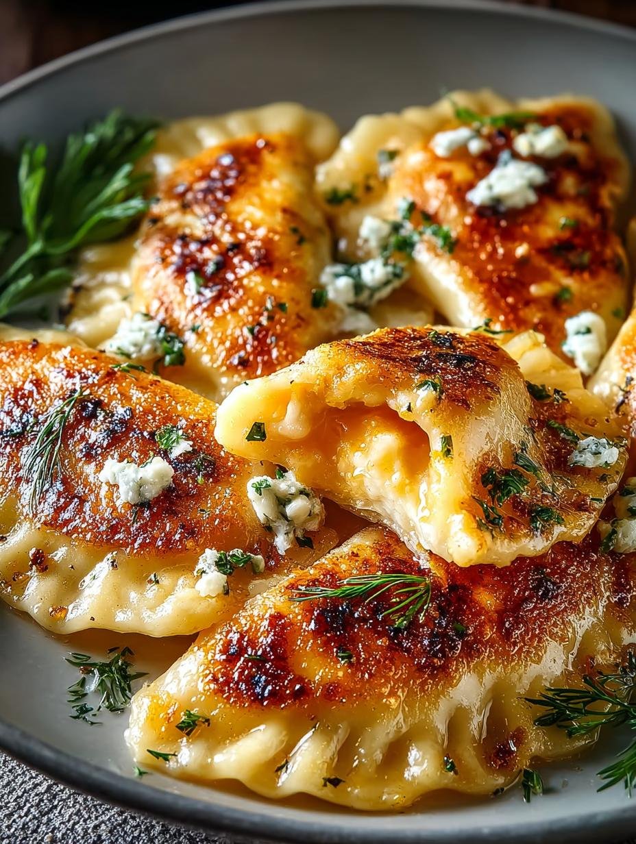 Roasted Butternut Squash Pierogi