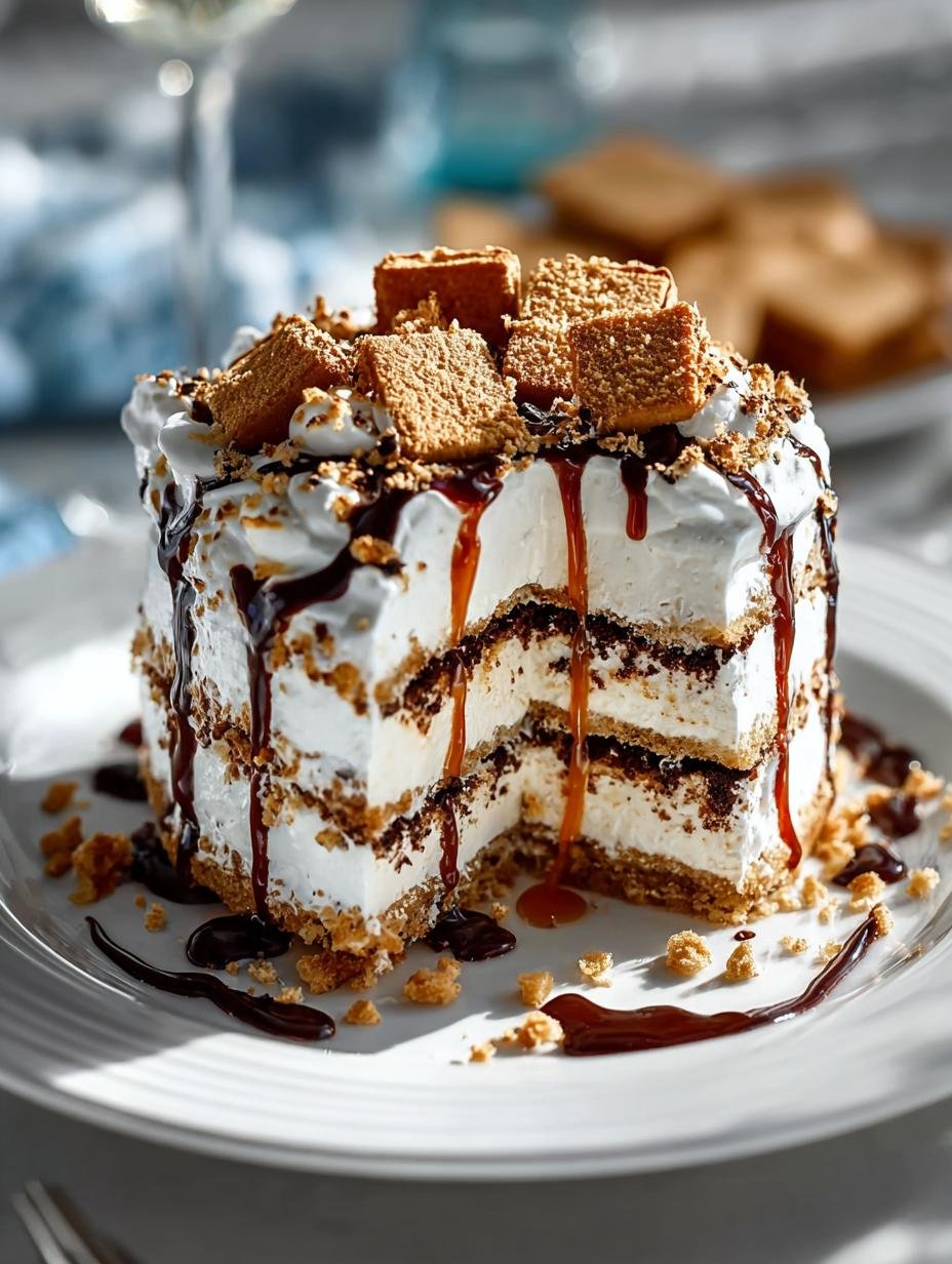 S’Mores Icebox Cake: 7 Reasons to Love This No-Bake Delight - S’Mores Icebox Cake: Your Ultimate No-Bake Summer Delight - additional detail