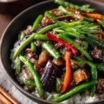 Savor the Flavor: Chinese Stir-Fried Eggplant and Green Beans