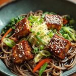 Sesame Soba Noodles, Crispy Tofu Recipe