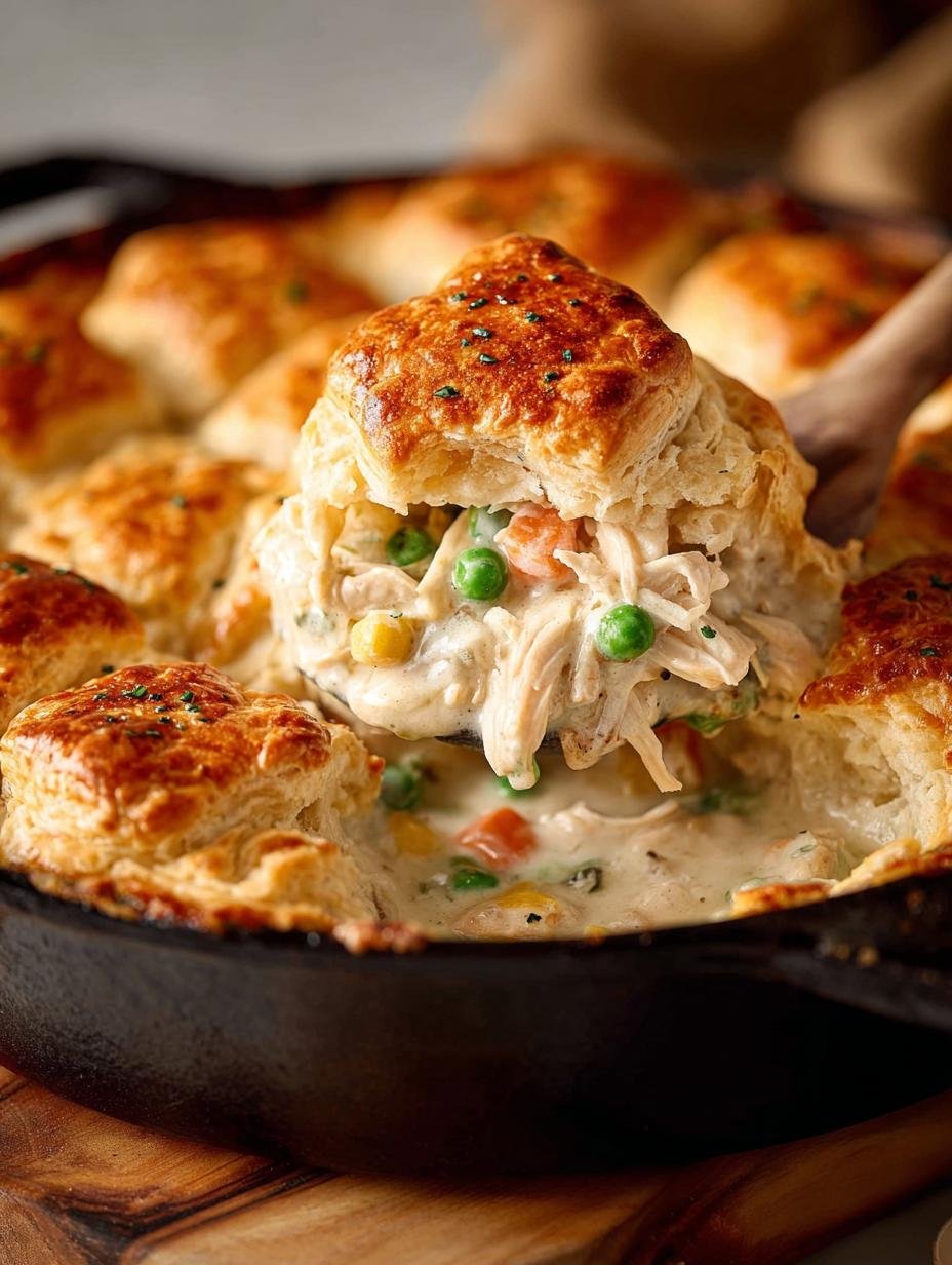 Delicious Skillet Chicken Pot Pie Recipe for Family Dinner - Skillet Chicken Pot Pie - additional detail