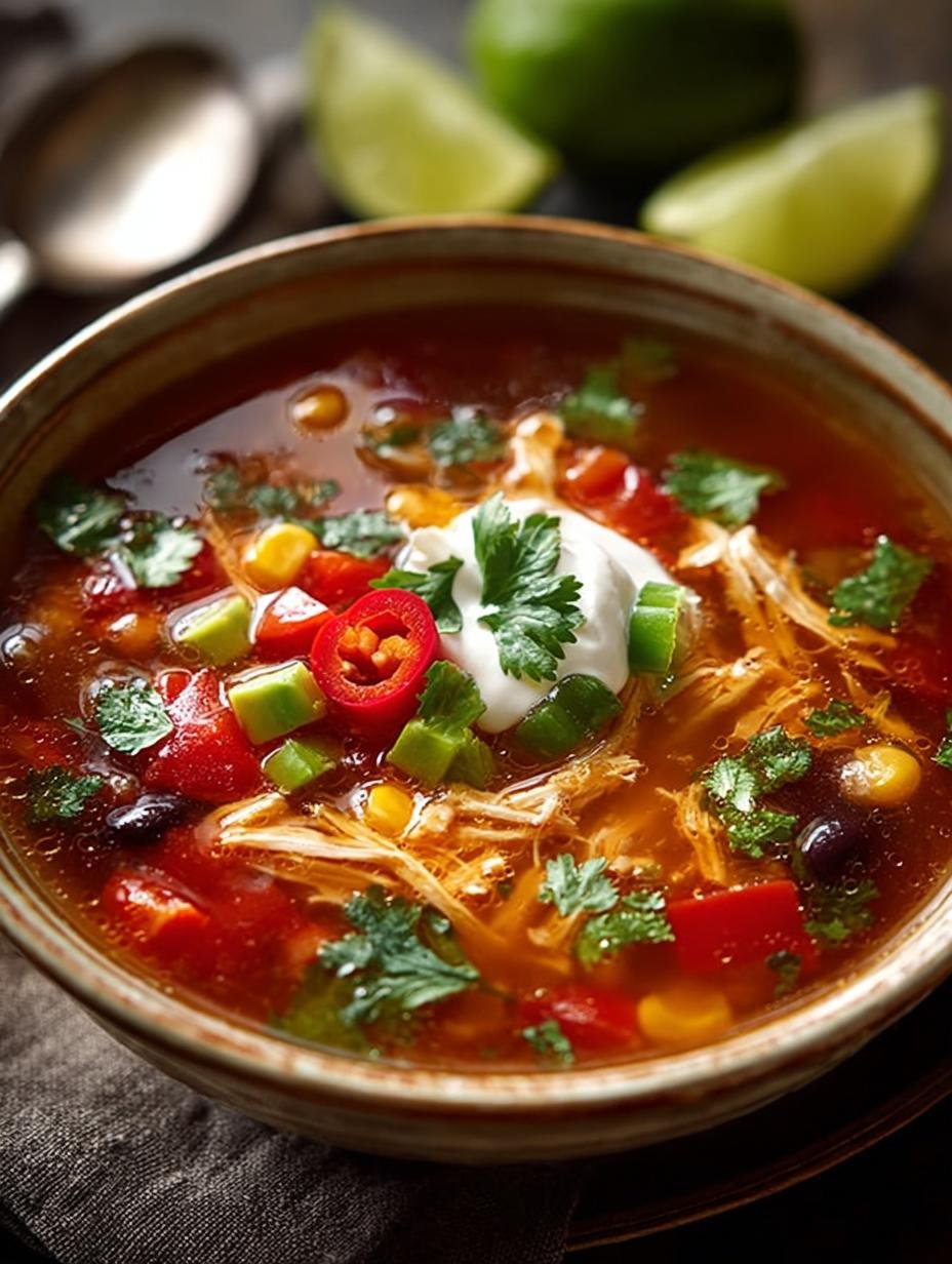 Slow Cooker Mexican Chicken Soup: A Hearty Delight - Slow Cooker Mexican Chicken Soup - main visual representation