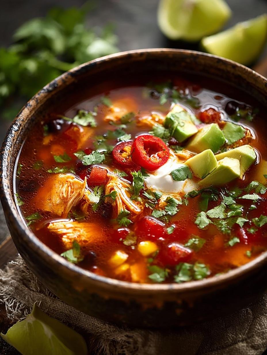 Slow Cooker Mexican Chicken Soup: A Hearty Delight 1 Slow Cooker Mexican Chicken Soup