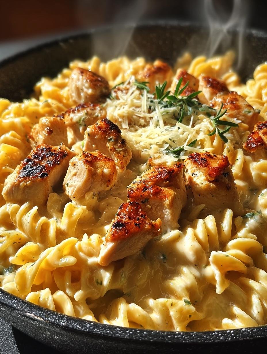 Delicious Smoky White Cheddar Chicken Pasta Recipe 3 Delicious Smoky White Cheddar Chicken Pasta Recipe - Smoky White Cheddar Chicken Pasta - additional detail
