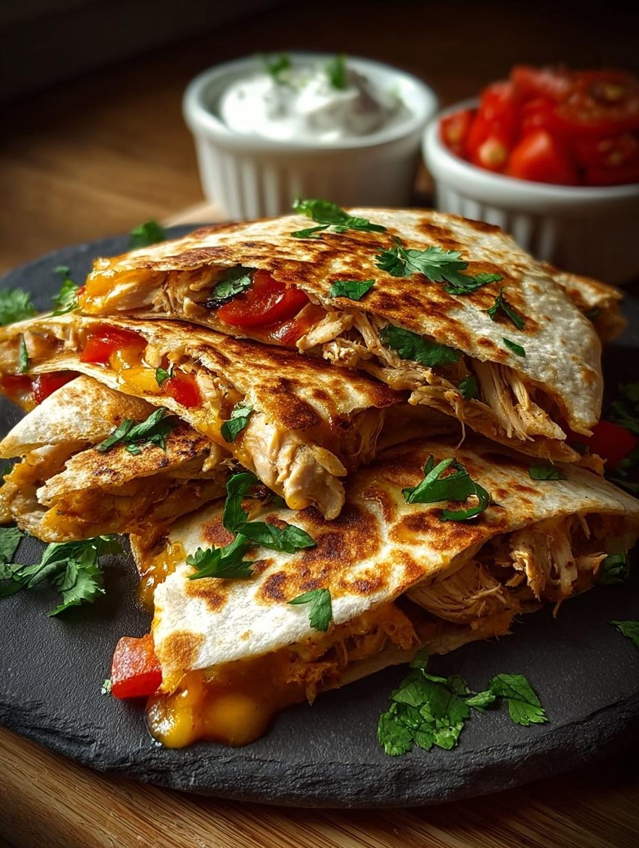 Southwest Chicken Quesadillas Recipe