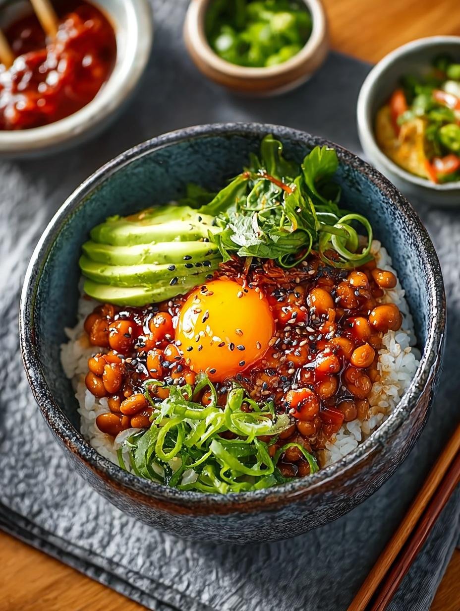Delicious Spicy Natto Bowl (Korean Style) for Easy Meals - Spicy Natto Bowl (Korean Style) for Easy Flavorful Meals - additional detail