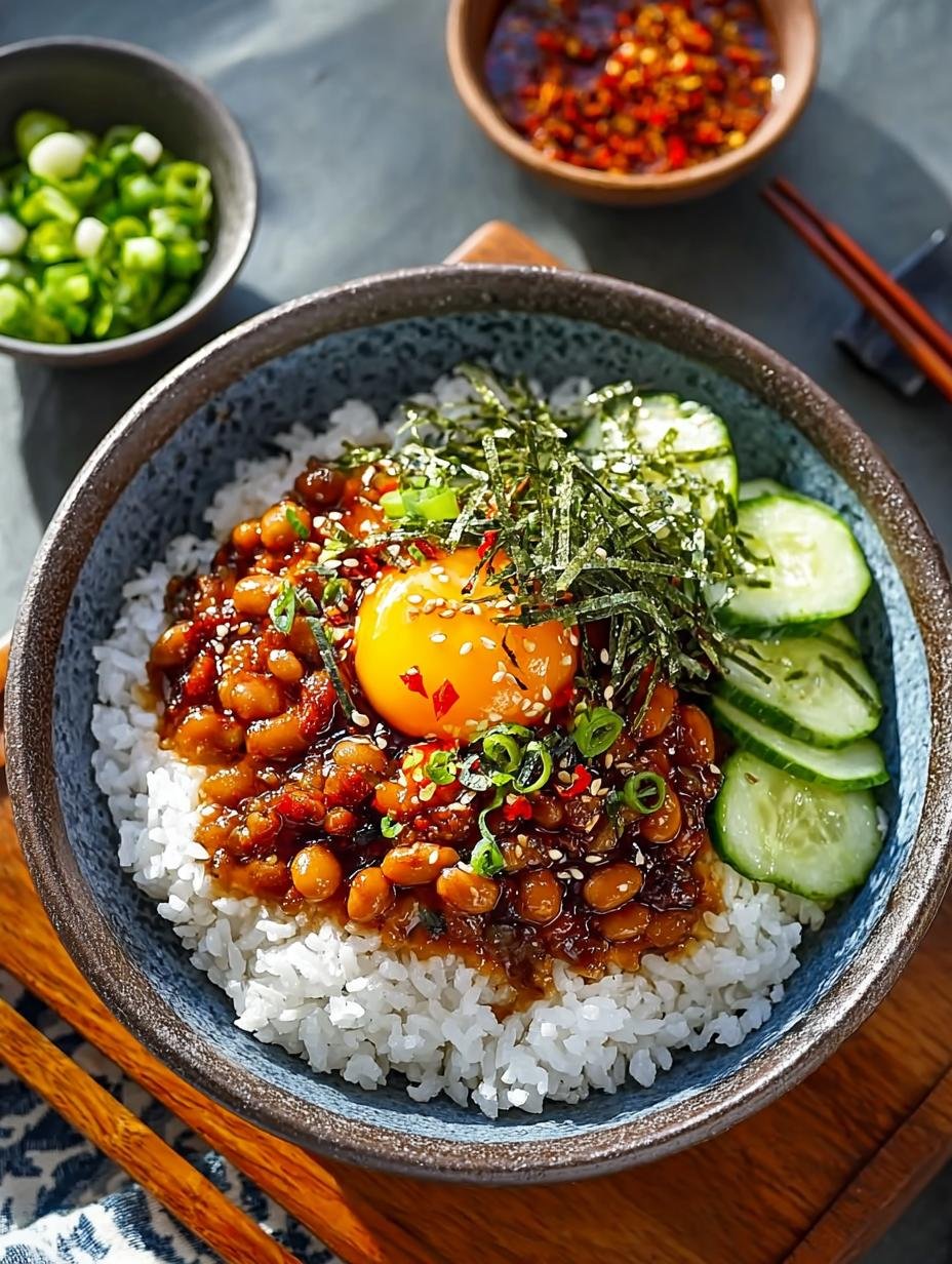 Delicious Spicy Natto Bowl (Korean Style) for Easy Meals 1 Spicy Natto Bowl (Korean Style) for Easy Flavorful Meals