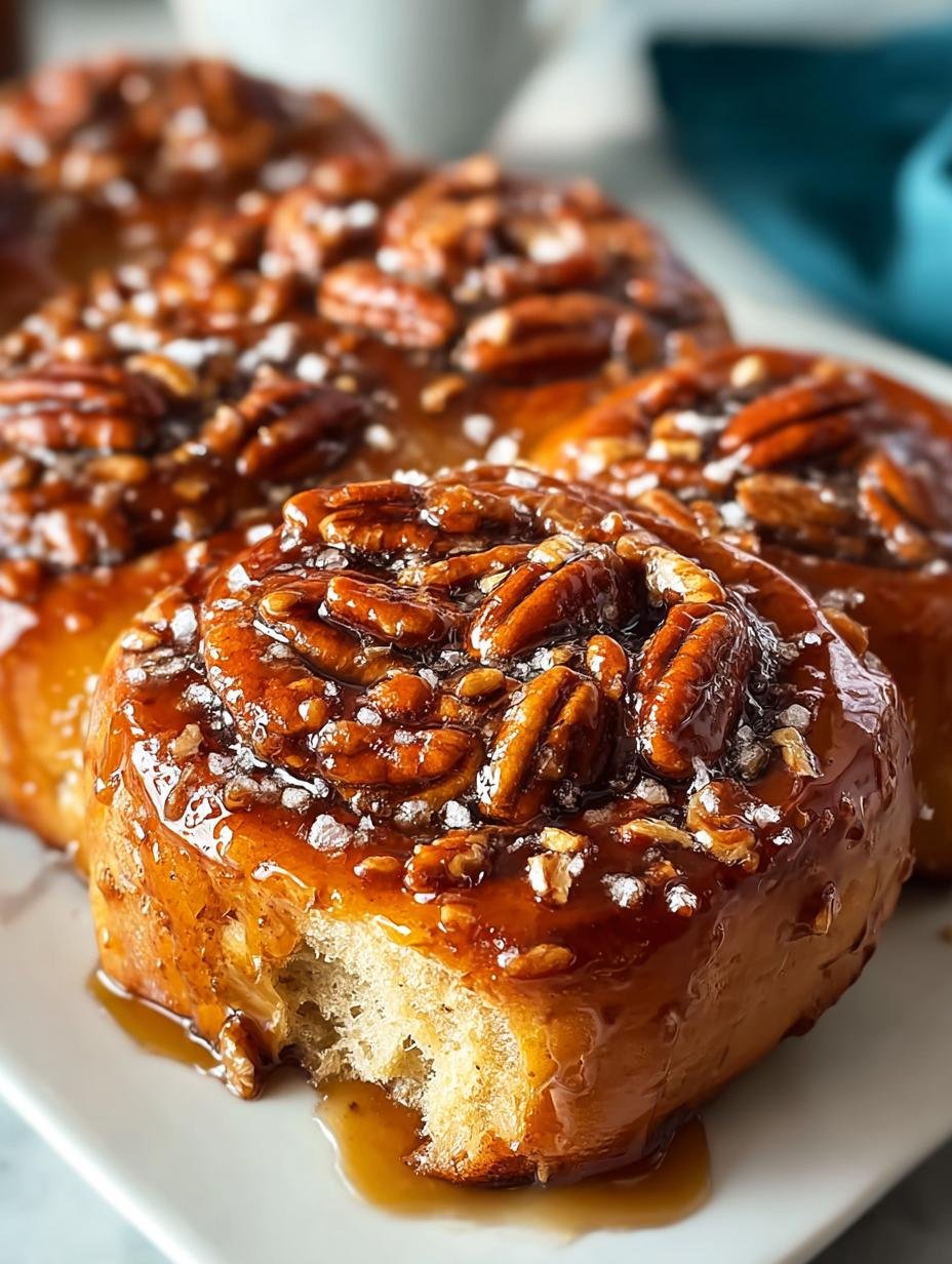Sticky Pecan Cinnamon Buns: 12 Reasons to Indulge - Sticky Pecan Cinnamon Buns - additional detail