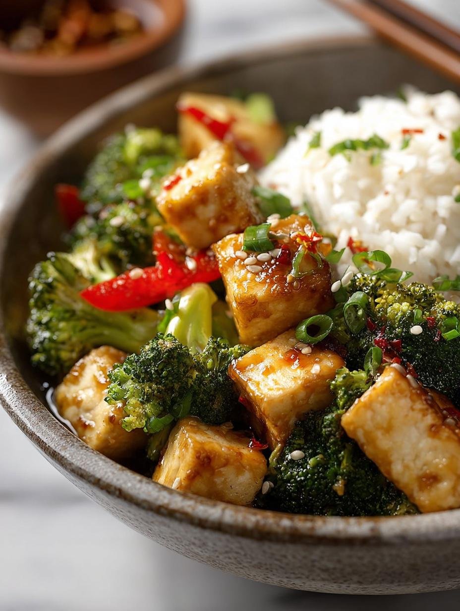 Tofu Broccoli Stir Fry