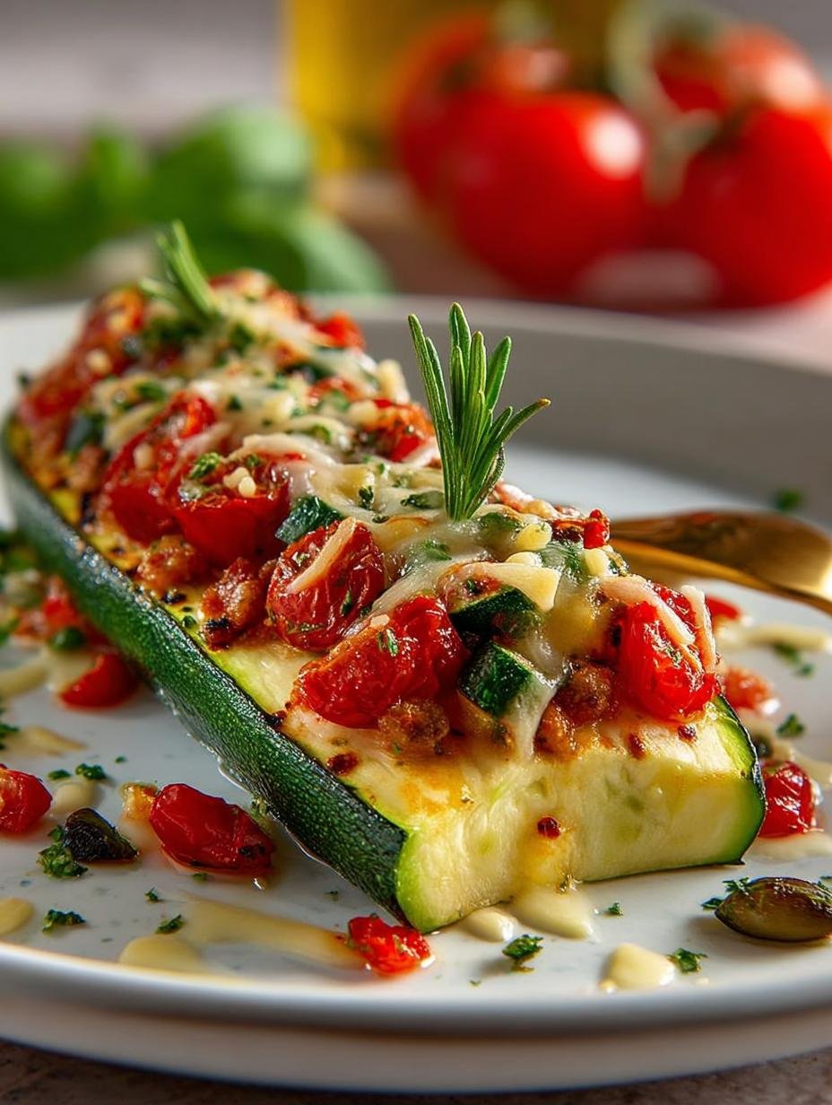 Tuscan Zucchini Boats Recipe