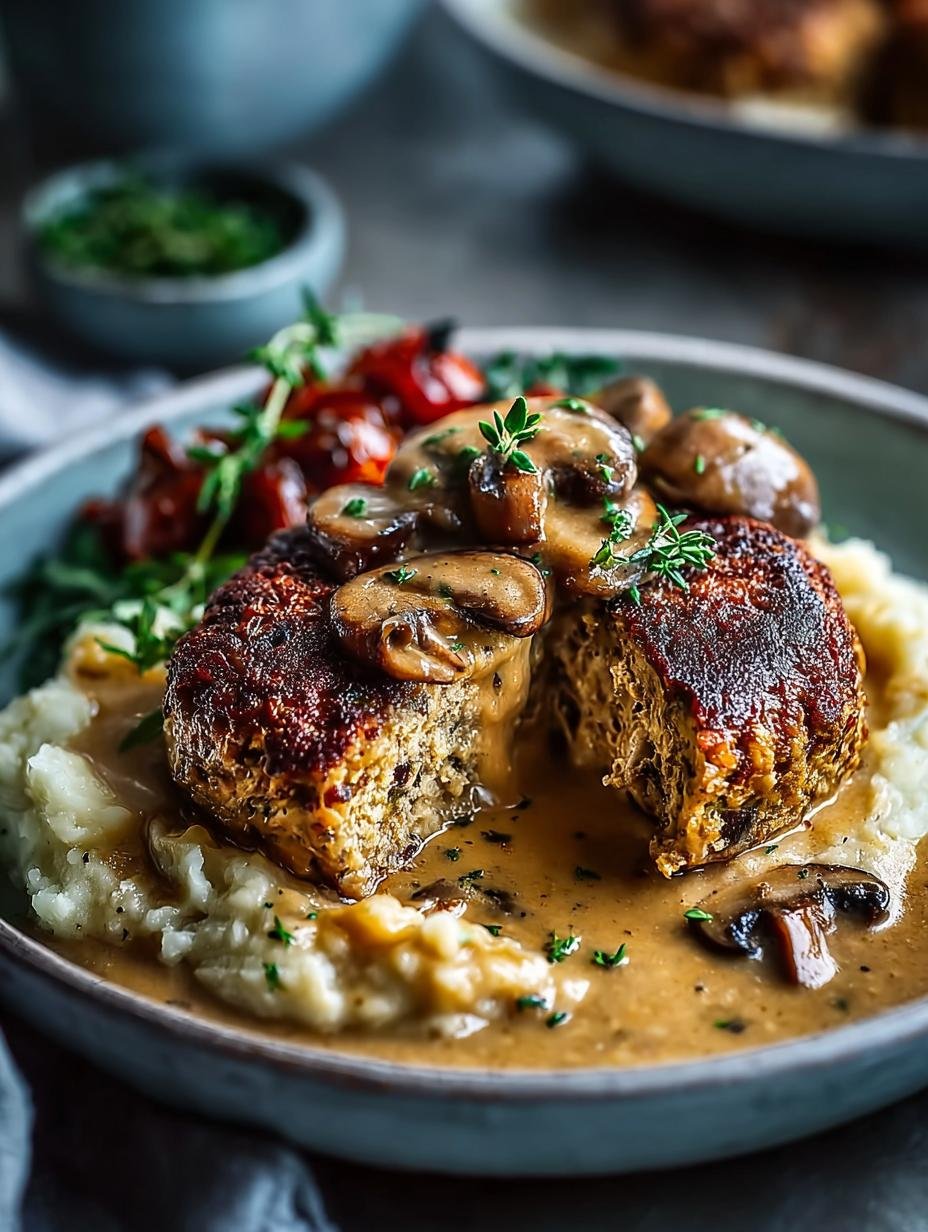 Vegan Meatballs with Mushroom Gravy That Will Wow You - Vegan Meatballs with Mushroom Gravy That Will Wow You - main visual representation