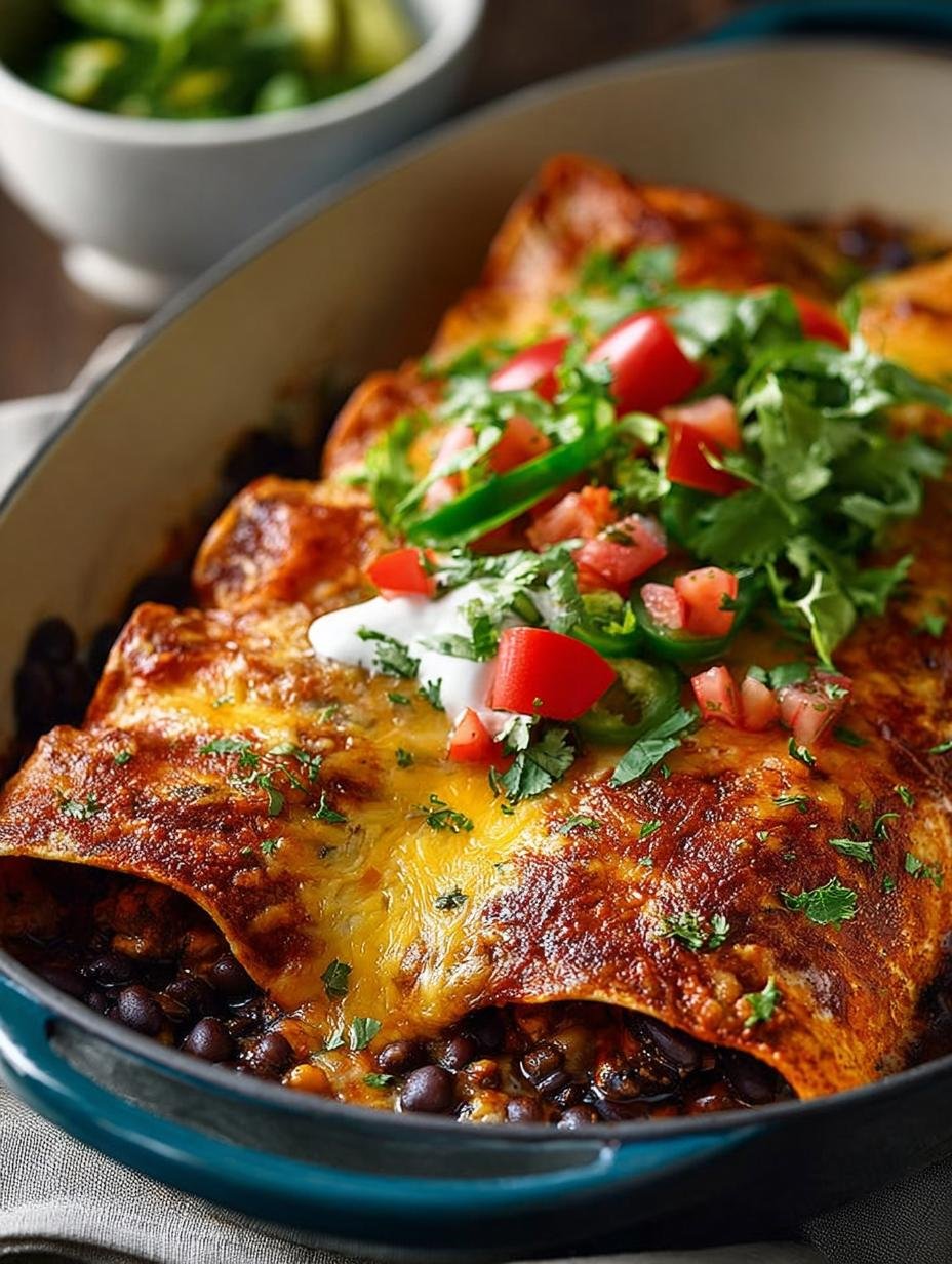 Vegetarian Black Bean Enchiladas: 8 Flavorful Twists - Vegetarian Black Bean Enchiladas - main visual representation