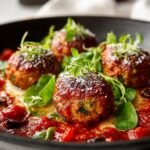 Vegetarian Chickpea Mushroom Meatballs Recipe