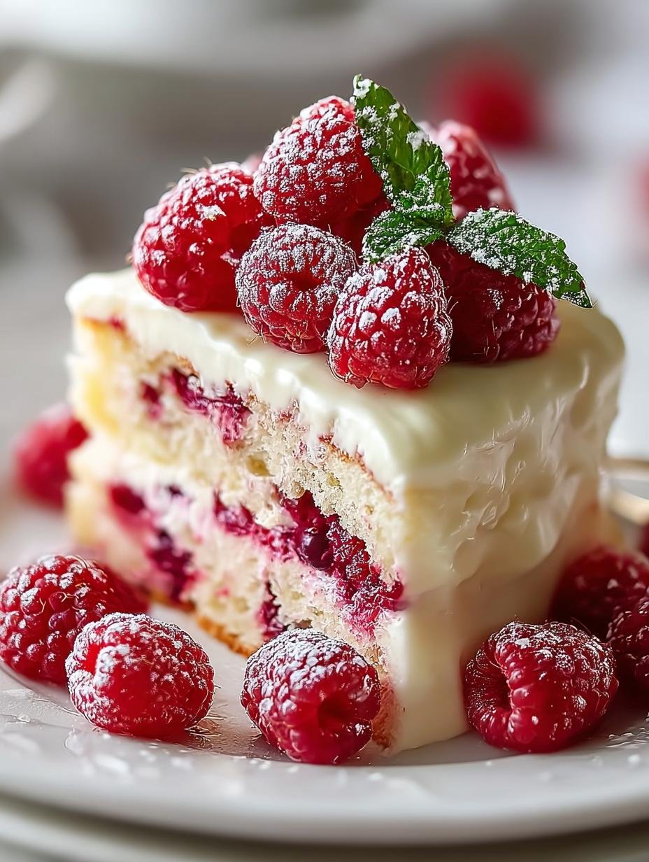 Decadent White Chocolate Raspberry Cake You Must Try