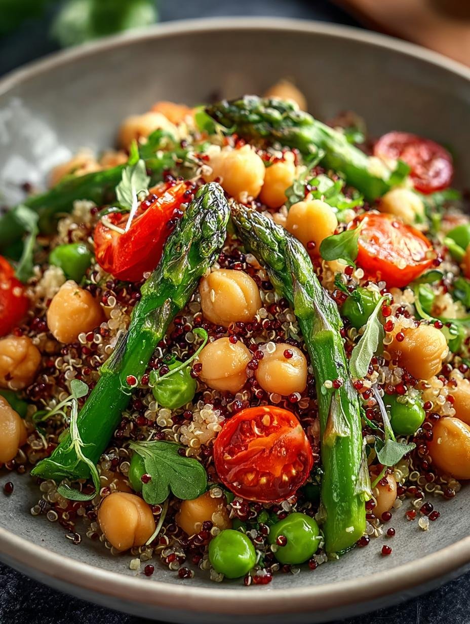 Asparagus Chickpea Quinoa Salad: 5 Fresh Benefits - Asparagus Chickpea Quinoa Salad - main visual representation