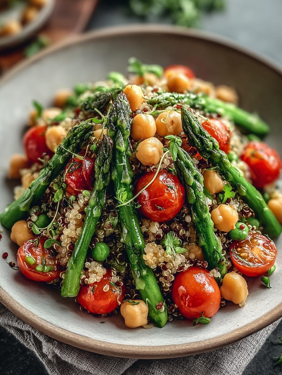 Asparagus Chickpea Quinoa Salad: 5 Fresh Benefits