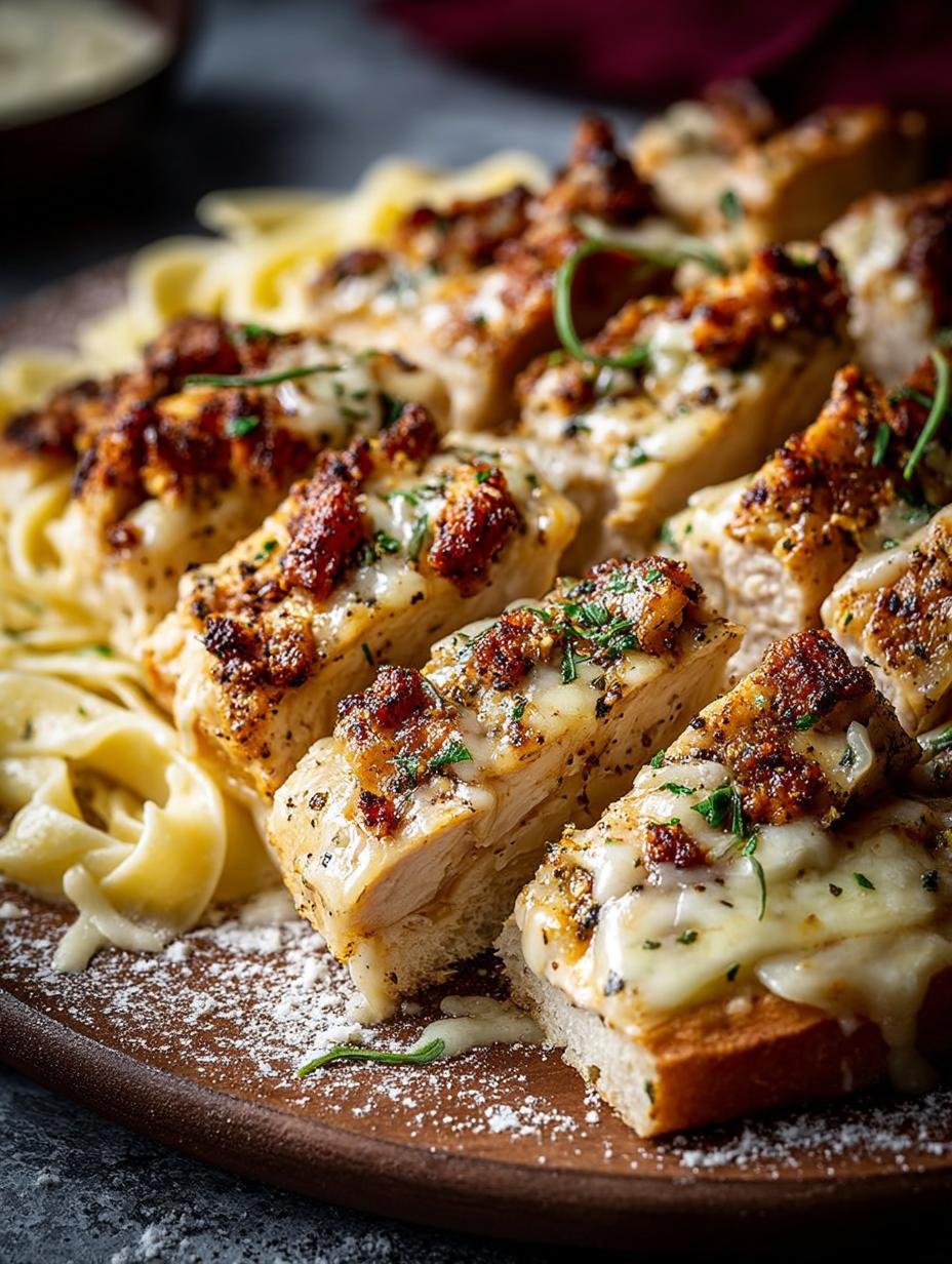 Blackened Chicken Alfredo Recipe: 10 Delicious Layers - Blackened Chicken Alfredo Recipe, Garlic Bread Recipe, Chicken Alfredo, Blackened Chicken - main visual representation